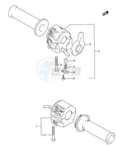 GS500E (E28) drawing HANDLE SWITCH