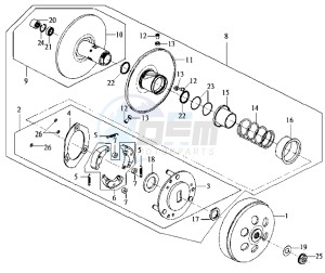 HD 200 drawing CLUTCH