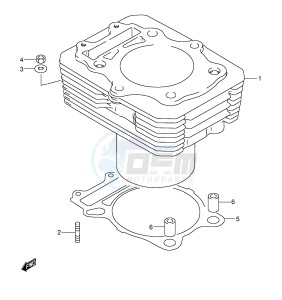 DR350 (E3) drawing CYLINDER