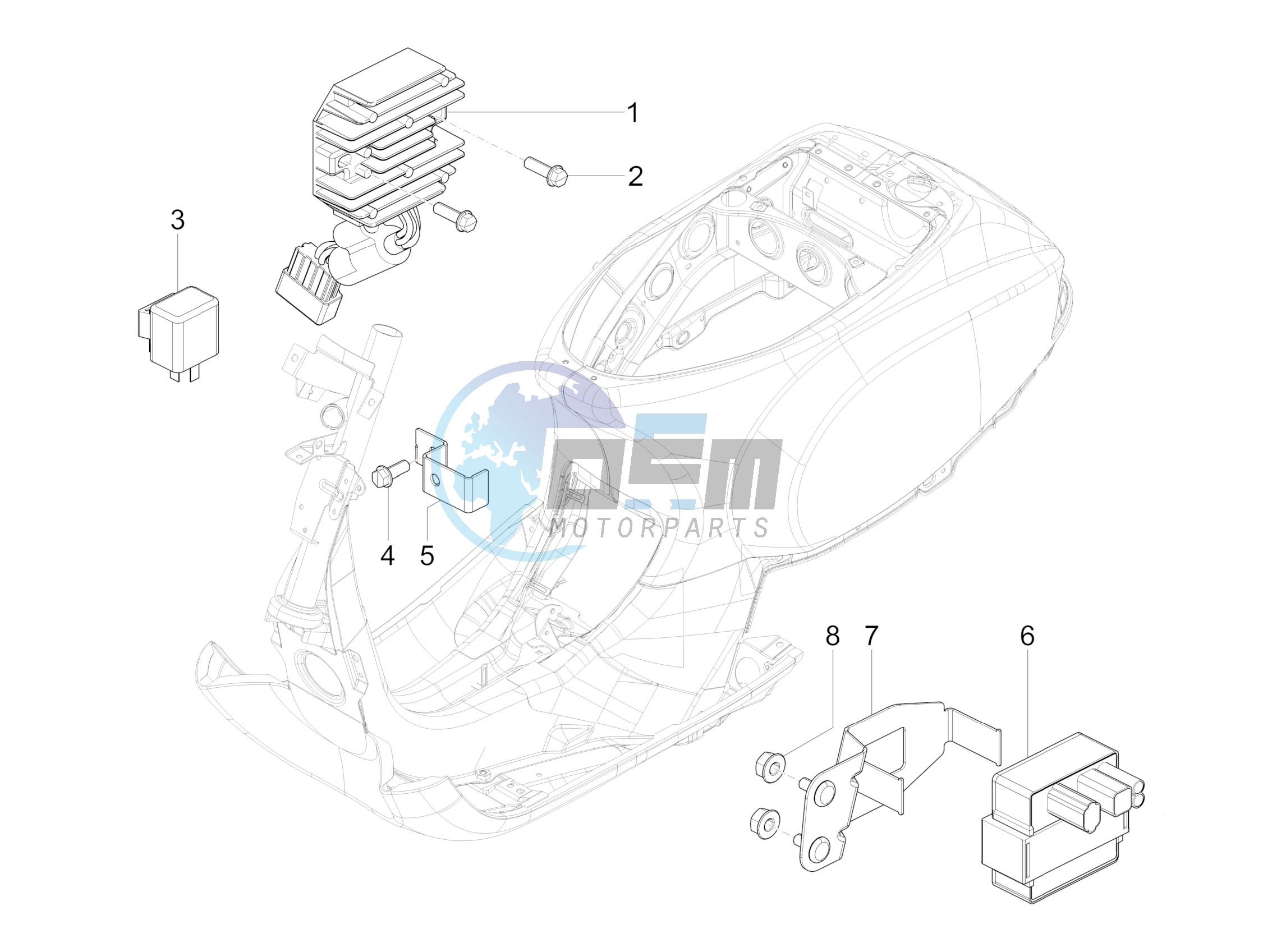 Voltage Regulators - Electronic Control Units (ecu) - H.T. Coil