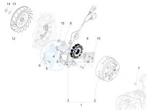 Liberty 150 iGet 4T 3V ie ABS (EMEA) drawing Flywheel magneto