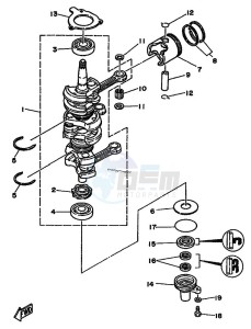 50D drawing CRANKSHAFT--PISTON