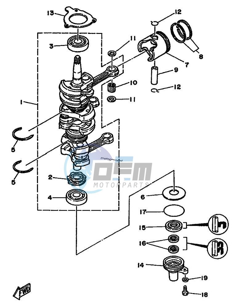 CRANKSHAFT--PISTON