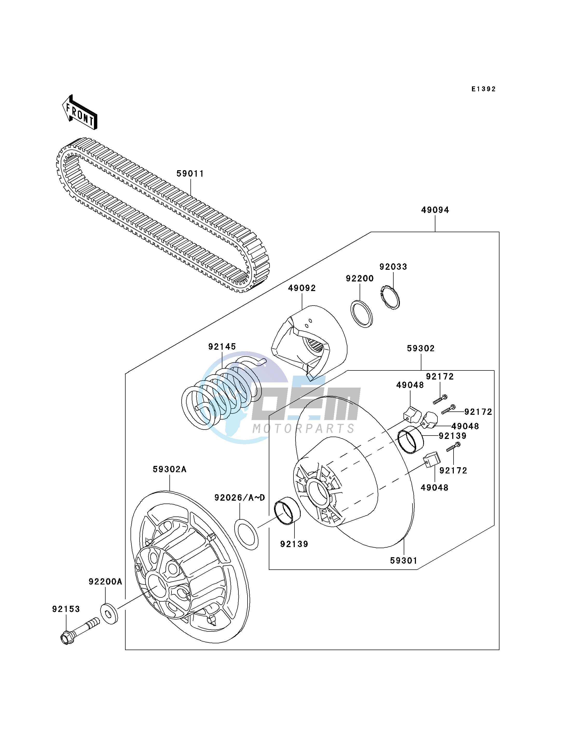 DRIVEN CONVERTER_DRIVE BELT