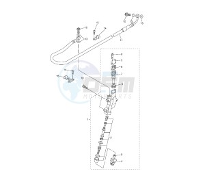 WR F 250 drawing REAR MASTER CYLINDER