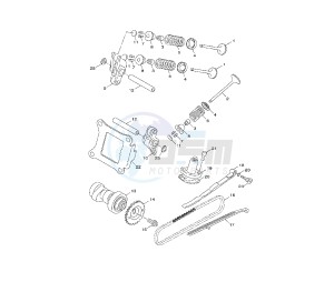 YN F NEO'S 4 50 drawing CAMSHAFT AND VALVE