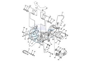 XC VERSITY 300 drawing CRANKCASE