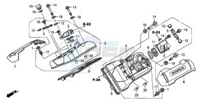 ST1300 drawing CYLINDER HEAD COVER