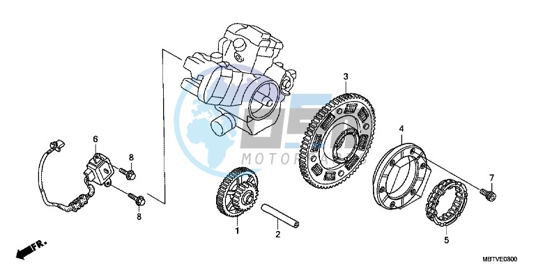 PULSE GENERATOR/STARTING CLUTCH