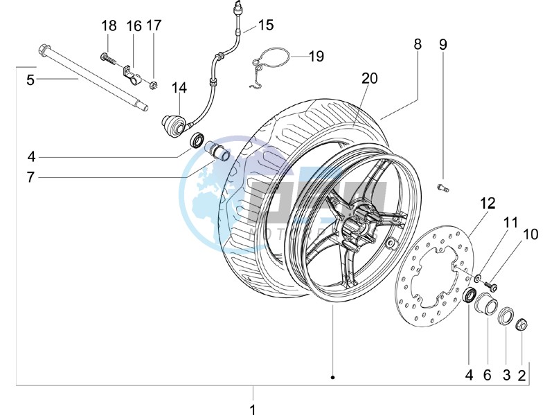 Front wheel