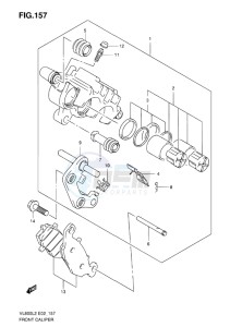 VL800 INTRUDER EU drawing FRONT CALIPER