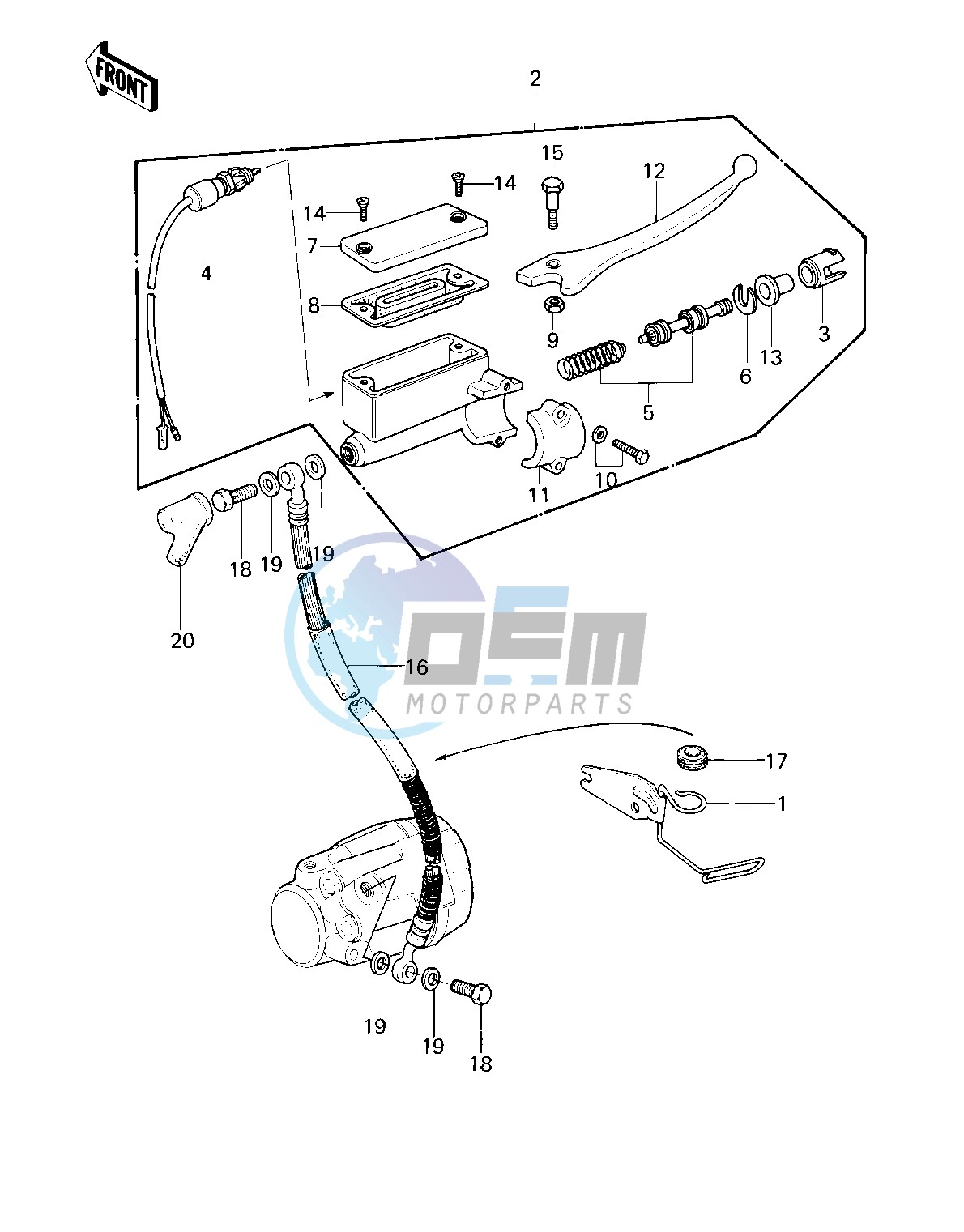 FRONT MASTER CYLINDER