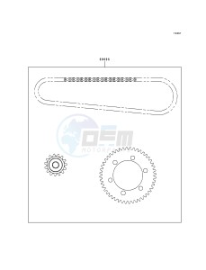 VN 800 B [VULCAN 800 CLASSIC] (B1-B5) [VULCAN 800 CLASSIC] drawing CHAIN KIT