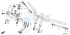 VT750C2BC drawing HANDLE PIPE (VT750C2B)