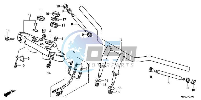 HANDLE PIPE (VT750C2B)