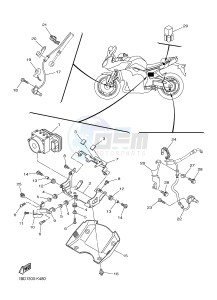 FZ8-SA 800 FZ8-S ABS (1BDA 1BDB) drawing ELECTRICAL 3