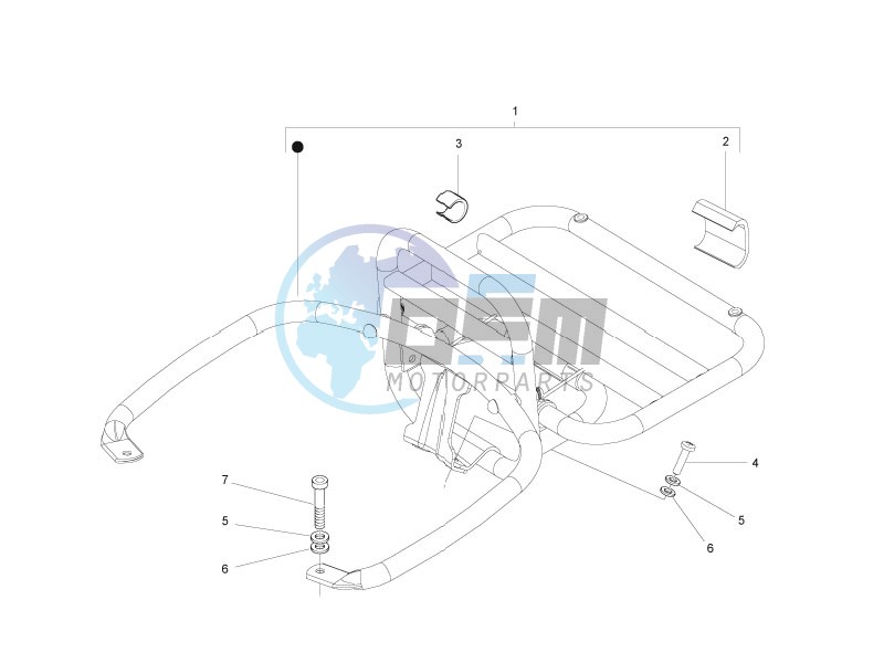 Rear luggage rack