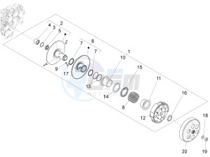 FLY 150 (NAFTA) drawing Driven pulley