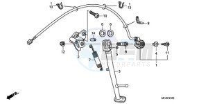 CBR600RR9 U / MME drawing STAND