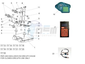 RSV4 APRC 1000 drawing Electronic Kit SST