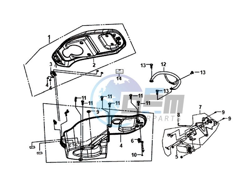 BUDDYSEAT - LUGGAGE BOX - SUPPORT