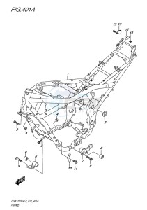 GSX-1250F ABS EU drawing FRAME