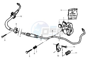 NRG MC3 50 drawing Rear brake caliper