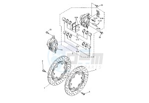 BT BULLDOG 1100 drawing FRONT BRAKE CALIPER