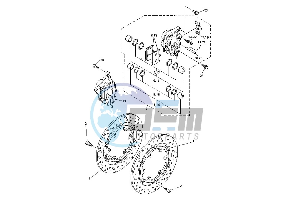 FRONT BRAKE CALIPER