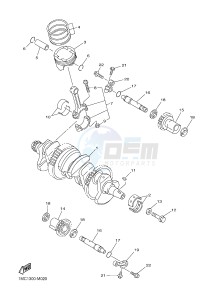 FJR1300-AS (1MD1 1MD2) drawing CRANKSHAFT & PISTON