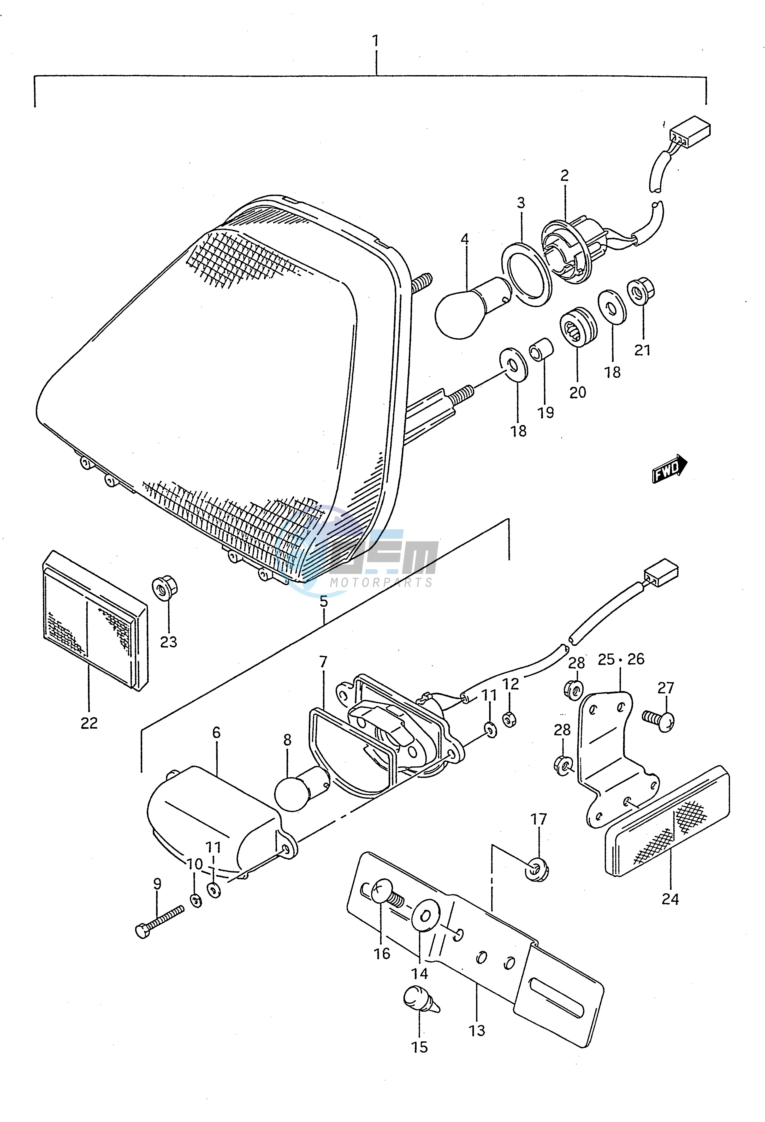 REAR COMBINATION LAMP