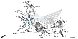 CBR1000RAG CBR1000 - Fireblade ABS Europe Direct - (ED) drawing REAR POWER UNIT/ REAR VALVE UNIT