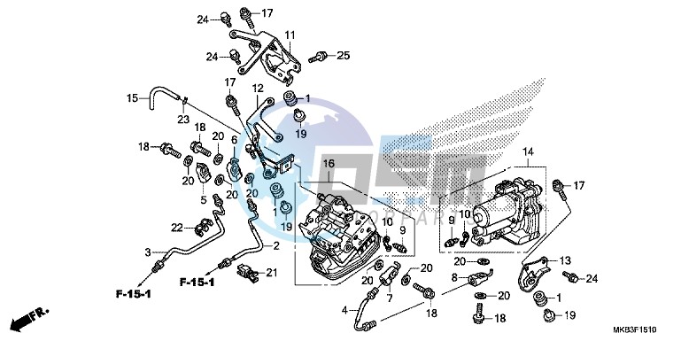 REAR POWER UNIT/ REAR VALVE UNIT