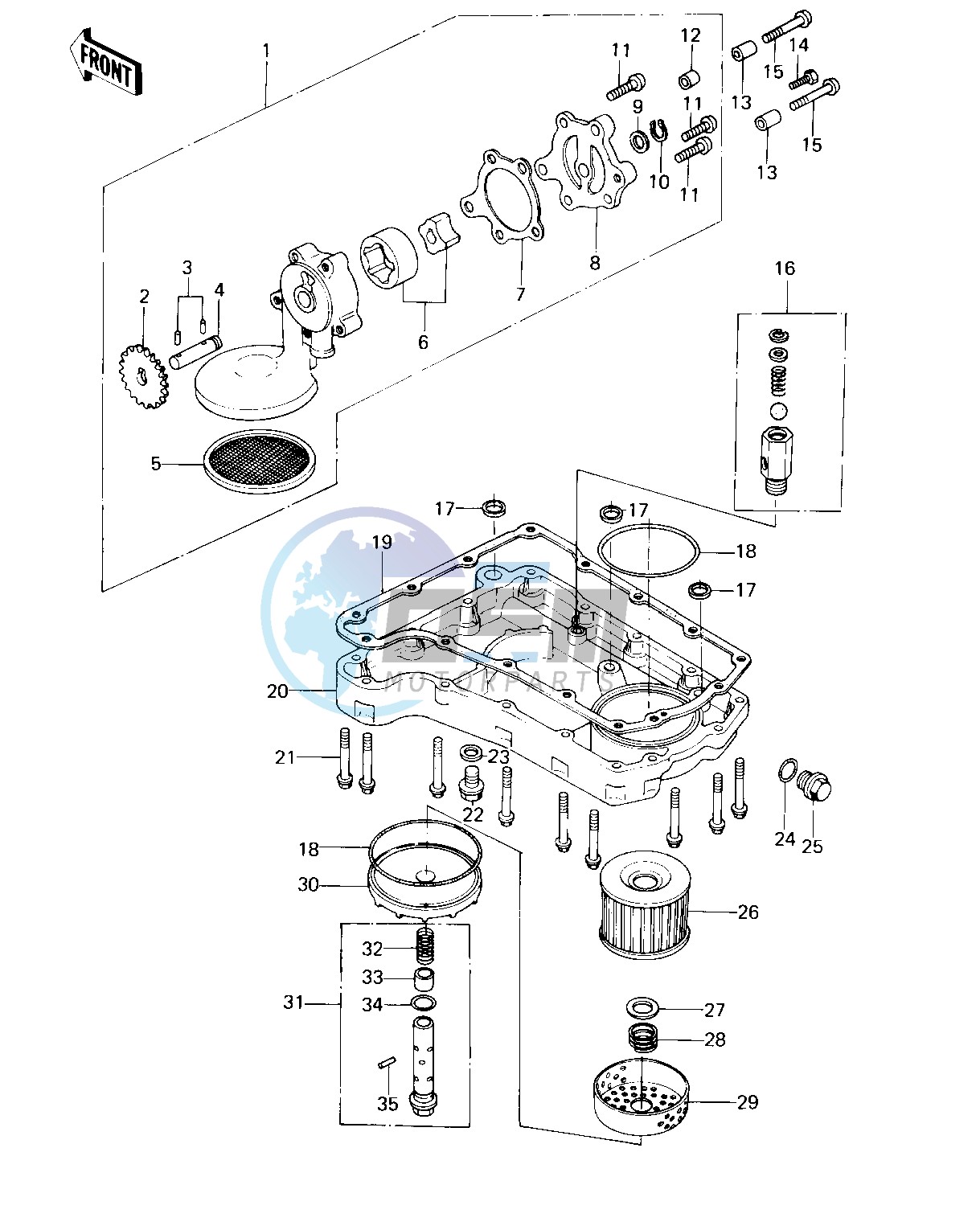 OIL PUMP_OIL FILTER_OIL PAN