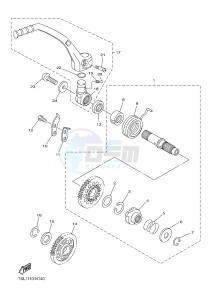 YZ450FX (B912 B913 B914 B914 B915) drawing STARTER