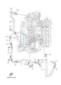 F350AETX drawing CYLINDER-AND-CRANKCASE-4