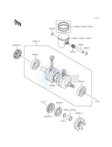 JH 750 A [750 SS] (A1-A4) [750 SS] drawing CRANKSHAFT_PISTON-- S- -