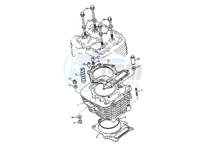 TT R 600 drawing CYLINDER