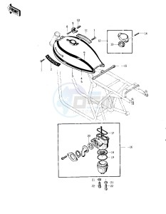 KZ 400 S [SPECIAL] (S) [SPECIAL] drawing FUEL TANK -- 75 S- -