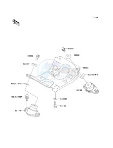 JS 750 C [SXI PRO] (C1-C5) [SXI PRO] drawing ENGINE MOUNT