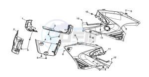 QUAD RAIDER 600 LONG CHASSIS drawing COWLING