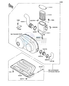 KAF 540 D [MULE 2020] (D1) [MULE 2020] drawing OPTIONAL PARTS-- REAR- -