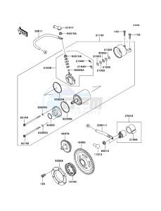 KVF360 KVF360B6F EU drawing Starter Motor