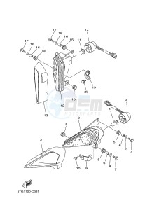 YFZ450 YFZ450D (1PD5 1PD6) drawing HEADLIGHT