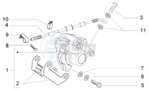 NRG 50 power purejet drawing Rear caliper