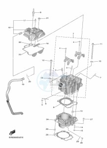 YZ250F (B7B6) drawing CYLINDER