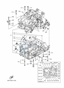 XT1200ZE XT1200ZE SUPER TENERE ABS (BP97) drawing CRANKCASE