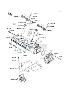 JET SKI ULTRA 300LX JT1500JBF EU drawing Throttle