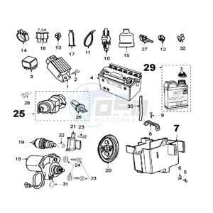 LUDIX 10 ROR SNAKE drawing ELECTRIC PART