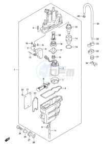 DF 40A drawing Fuel Vapor Separator